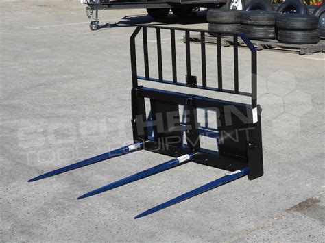 skid steer hay forks for sale|skid steer hay bale spear.